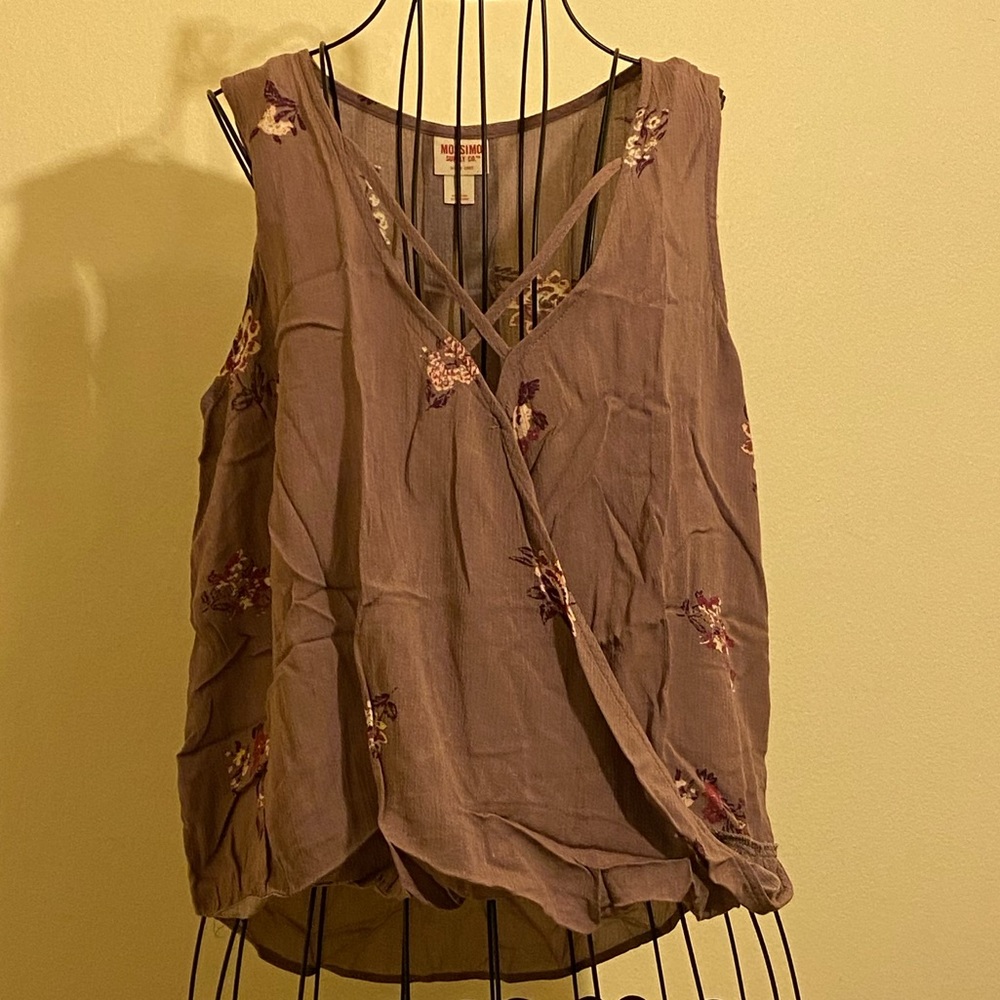 Mossimo Supply Co Sleeveless Summer Blouse
